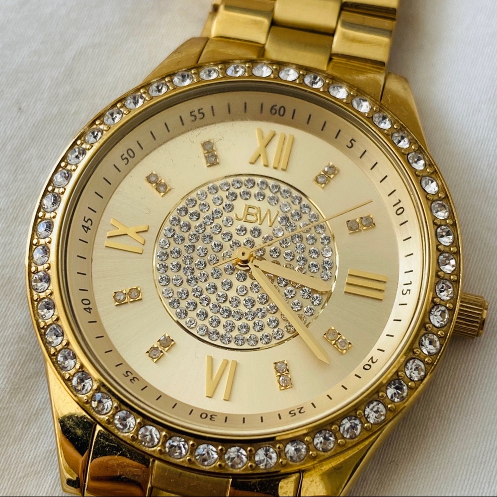 JBW MONDRIAN GOLD DIAMOND WATCH